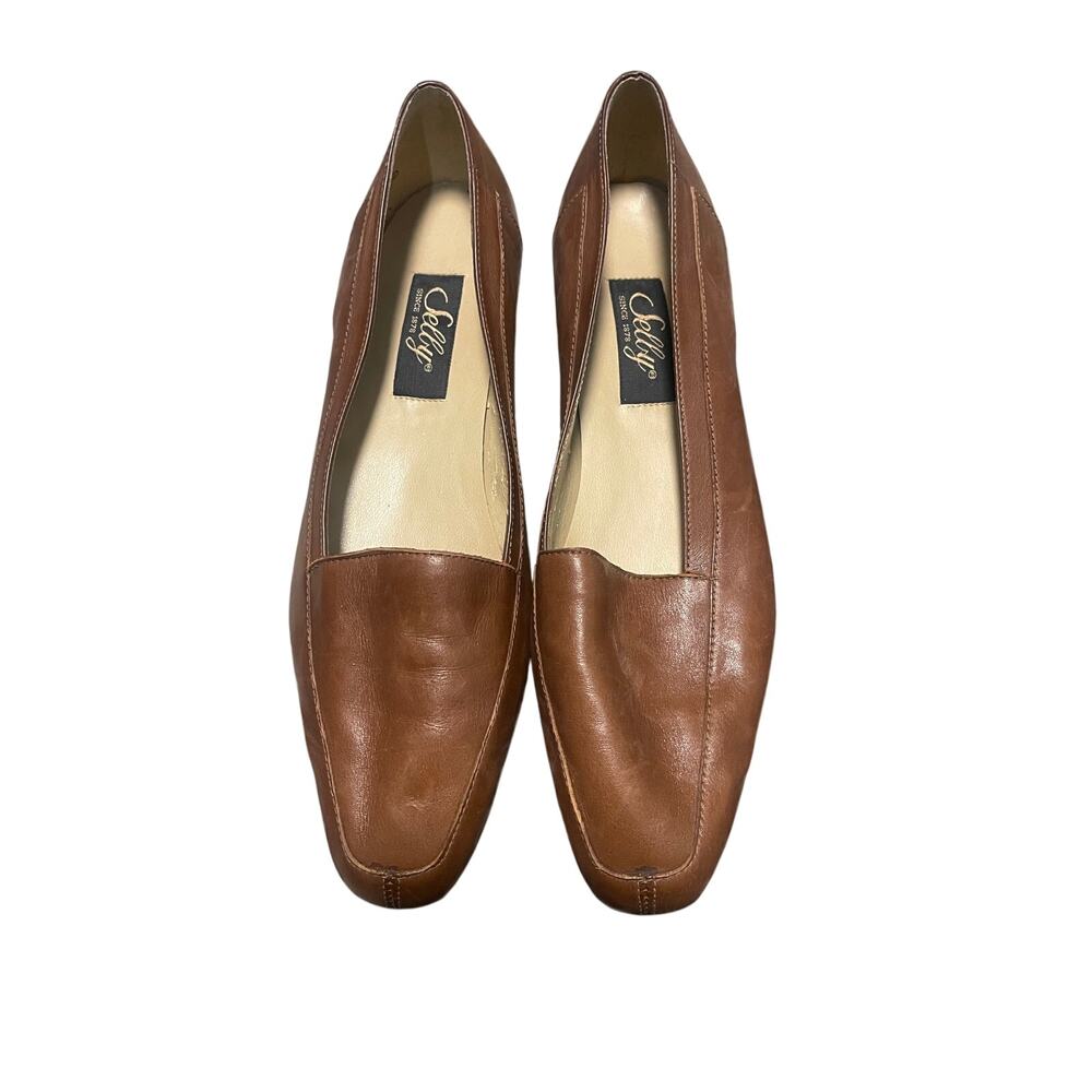 Vintage Selby Leather Loafers Women's Size 7.5 NARROW